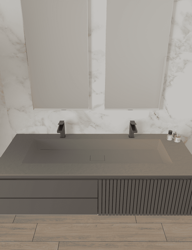 <b>Long Island</b> | Counter basin – Colours on demand