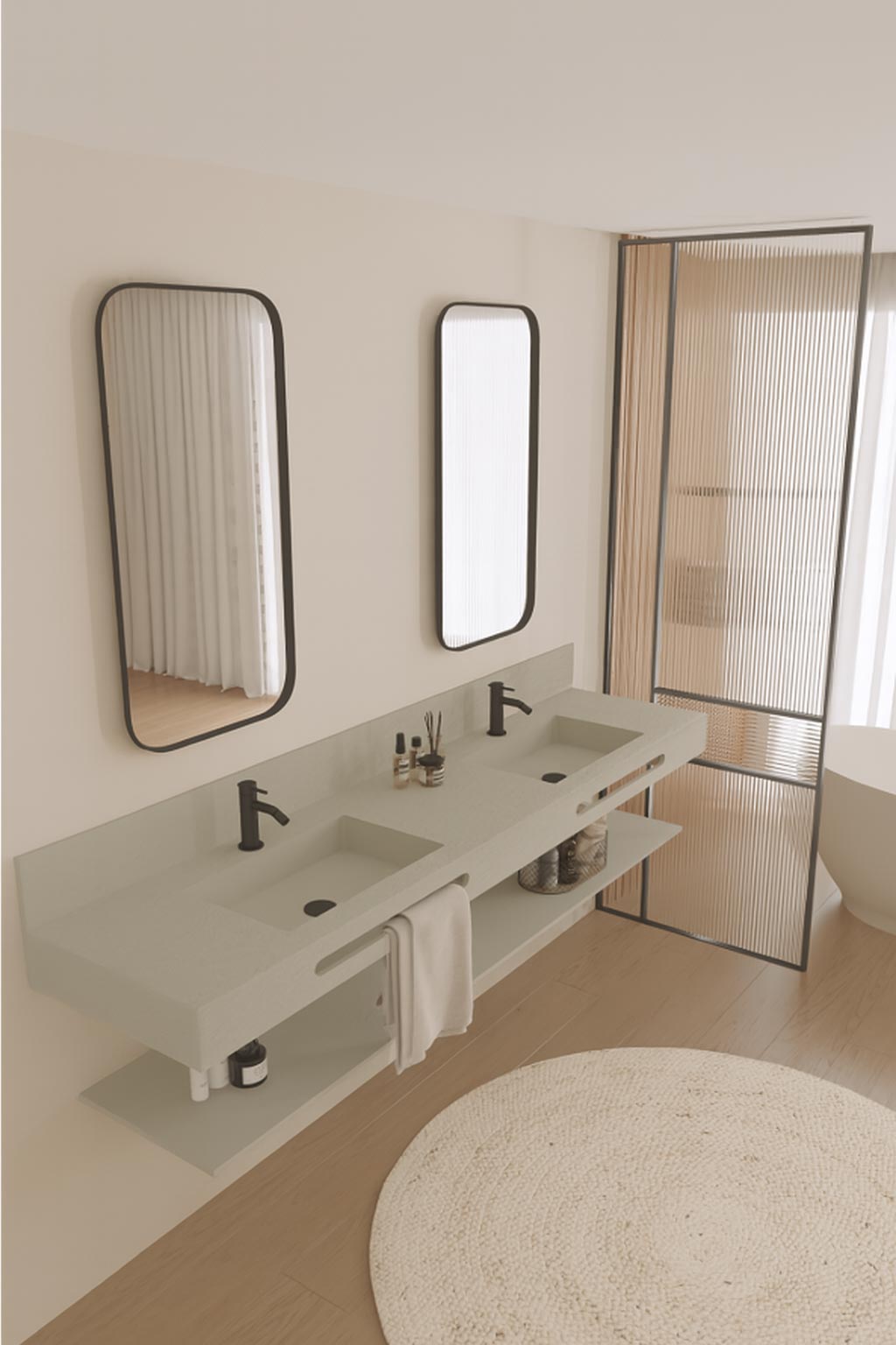 <b>Frame XL</b> | Counter basin – Colours on demand